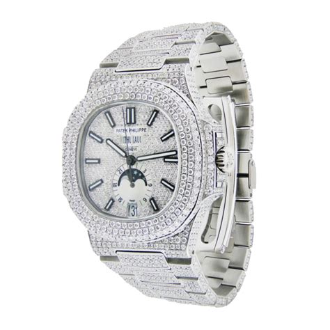 patek philippe lady diamond|Patek Philippe iced out.